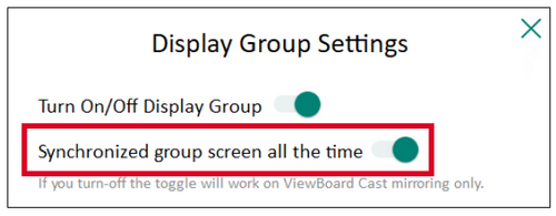 vCast Pro Display Group