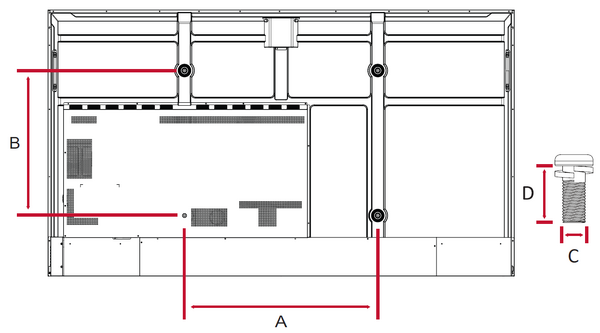 Wall Mount Kit Specifications