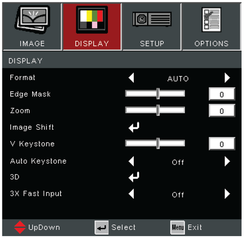 OSD Menu