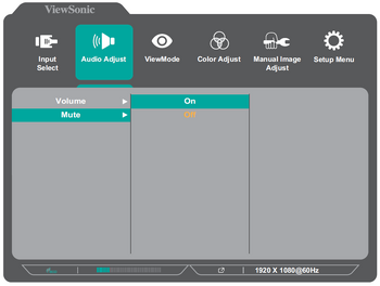 Display the OSD Menu