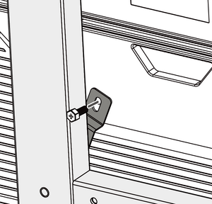 Securing Cabinet Brackets to the Cabinets