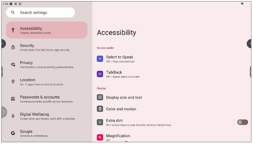 Accessibility