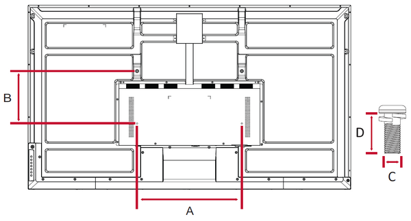 Wall Mount Kit Specifications