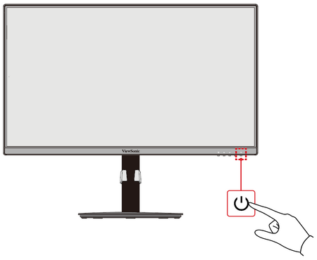Turning the Monitor On/Off