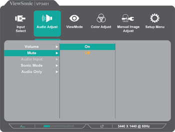 Display the OSD Menu