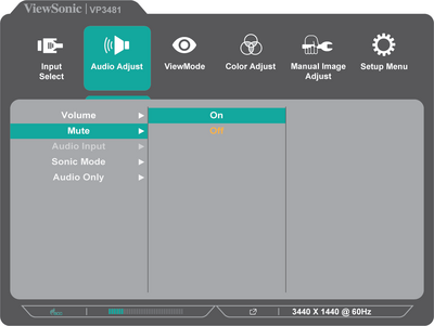 Display the OSD Menu