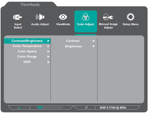 On-Screen Display (OSD) Menu