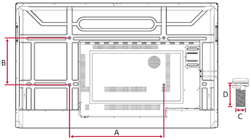 Wall Mount Kit Specifications