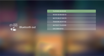 Step 2 - Select Bluetooth Out