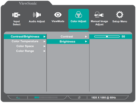On-Screen Display (OSD) Menu