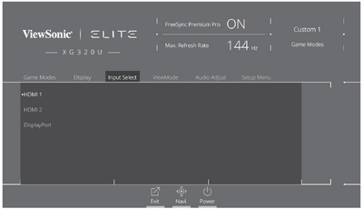 Display the OSD Menu