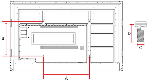 Wall Mount Kit Specifications