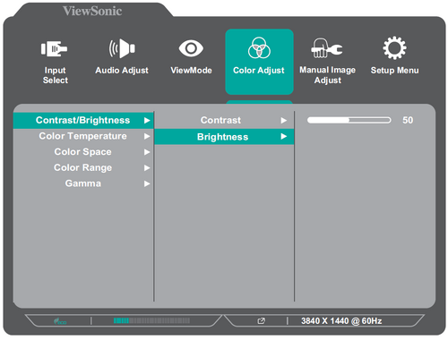 Display the OSD Menu