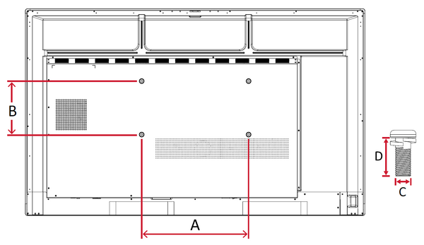 Wall Mount Kit Specifications