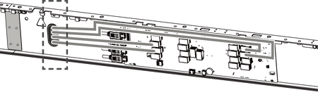 Threading the Network Cables to the rear of the Cabinets