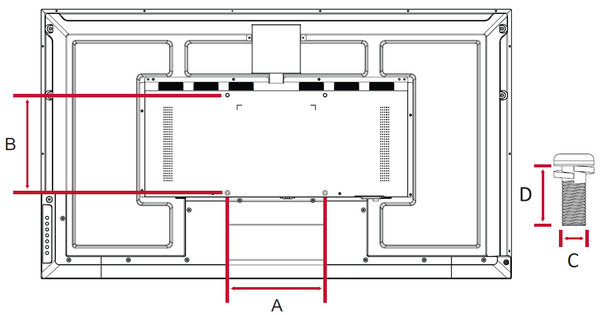 Wall Mount Kit Specifications