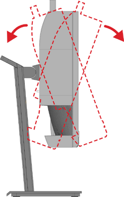 tilt forward or backward