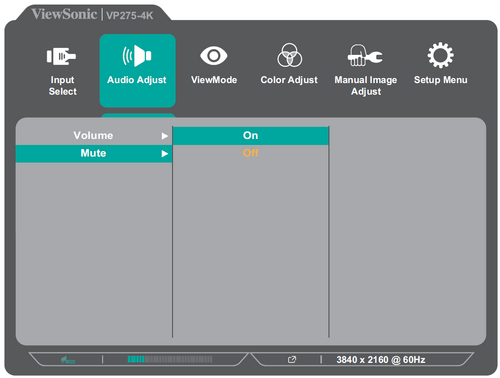Display the OSD Menu