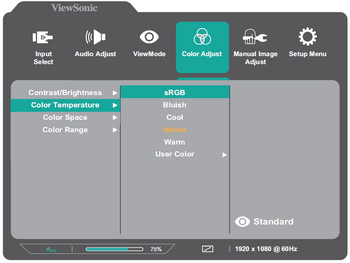 Display the OSD Menu