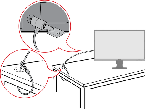 the mounting slots