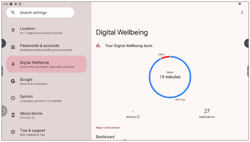 Digital Wellbeing