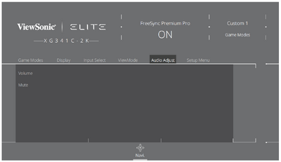 Select a Main Menu