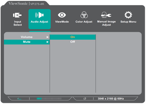 Display the OSD Menu