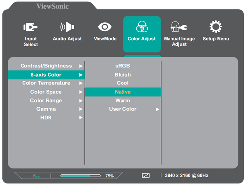 On-Screen Display (OSD) Menu